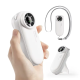 Powerful mini fan with battery and display Diveblues TurboBear White (D5041-WH)