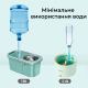 Универсальная швабра с отжимом для мытья полов, окон, потолков Homettler 133 см Синяя