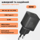 Мережевий зарядний пристрій Baseus GaN5S PD 30W Type-C Cluster Black (P10162504113-00)