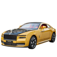 Модель автомобіля Rolls-Royce Spectre 1:24 з підсвіткою та функціональними деталями на п'єдесталі