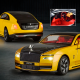 Модель автомобіля Rolls-Royce Spectre 1:24 з підсвіткою та функціональними деталями на п'єдесталі