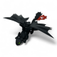 Іграшка Беззубик Toothless з фільму “Як приборкати дракона”, 200 мм, 3D-друк FDM, чорний