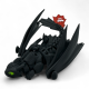 Іграшка Беззубик Toothless з фільму “Як приборкати дракона”, 200 мм, 3D-друк FDM, чорний
