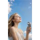 Вентилятор ручний з акумулятором та дисплеєм в прозорому корпусі OG High-Speed Cooling Fan X05 (з охолодженням) Чорний