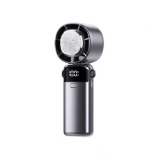 Вентилятор ручной с аккумулятором и дисплеем OG Strong wind High-Speed Fan S27 (с охлаждением) Темно-серый