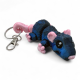 Rat Mouse 3D print toy keychain | Original accessory with moving parts
