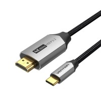 Vention USB-C to HDMI cable 1.5 m, 4K@60Hz, HDCP 2.2 (CRBBG)