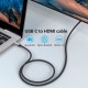 Vention USB-C to HDMI cable 1.5 m, 4K@60Hz, HDCP 2.2 (CRBBG)