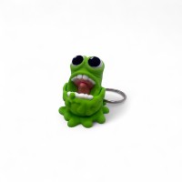 Брелок Flexi Gooey Monsters Зеленый – оригинальный 3D аксессуар для ключей