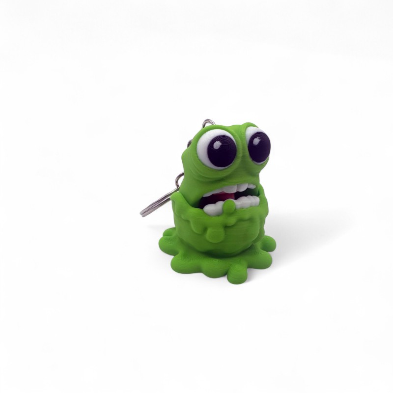 Брелок Flexi Gooey Monsters Зелений – оригінальний 3D аксесуар для ключів
