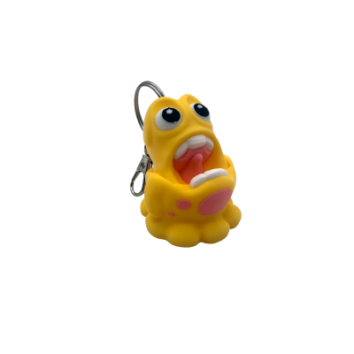 Брелок для рюкзака Flexi Gooey Monsters Желтый – оригинальный 3D аксессуар для рюкзака