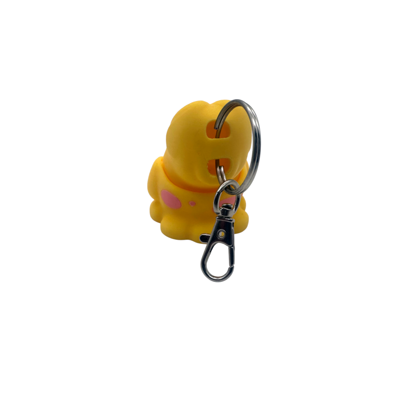 Брелок для рюкзака Flexi Gooey Monsters Желтый – оригинальный 3D аксессуар для рюкзака
