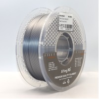 PLA Filament (пластик) для 3D принтера STing3D Silk 1кг, 1.75мм, Серебряный