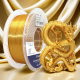 PLA Filament (пластик) для 3D принтера STing3D Silk 1кг, 1.75мм, Золотой