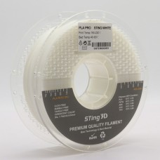 PLA Filament (пластик) для 3D принтера STing3D PLA PRO 1кг, 1.75мм, Sting White