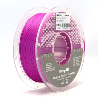 PLA Filament (пластик) для 3D принтера STing3D PLA PRO 1кг, 1.75мм, Фіолетовий