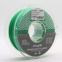 PLA Filament (пластик) для 3D принтера STing3D PLA PRO 1кг, 1.75мм, Зеленый