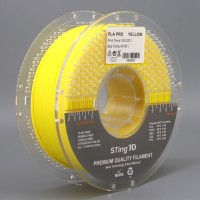 PLA Filament (пластик) для 3D принтера STing3D PLA PRO 1кг, 1.75мм, Желтый