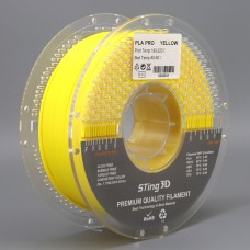 PLA Filament (пластик) для 3D принтера STing3D PLA PRO 1кг, 1.75мм, Желтый
