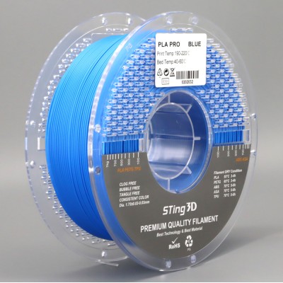 PLA Filament (пластик) для 3D принтера STing3D PLA PRO 1кг, 1.75мм, Синій