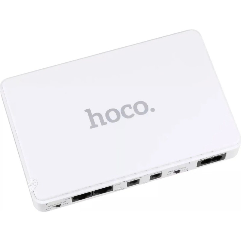 Повербанк для роутера HOCO DB25 Emergency UPS 8800mAh POE White Повербанк для роутера HOCO DB25 Emergency UPS 8800mAh POE White