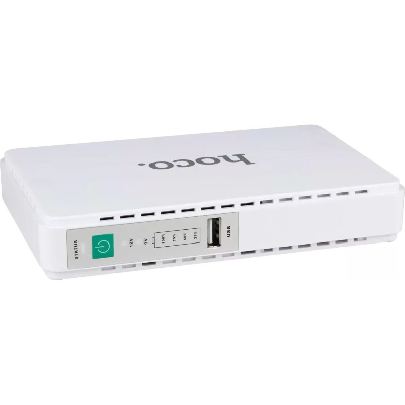 Повербанк для роутера HOCO DB25 Emergency UPS 8800mAh POE White Повербанк для роутера HOCO DB25 Emergency UPS 8800mAh POE White