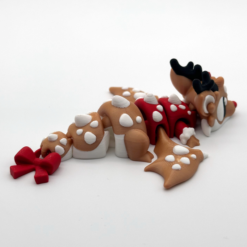 Іграшка в яйці Новорічне оленятко | Святковий подарунок | 3D фігурка | 3D-друк FDM Іграшка в яйці Новорічне оленятко | Святковий подарунок | 3D фігурка | 3D-друк FDM