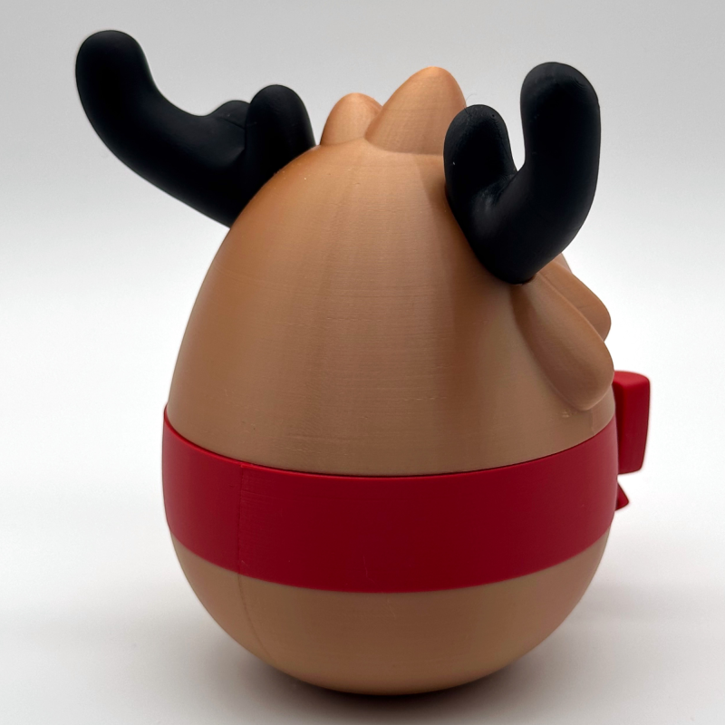 Іграшка в яйці Новорічне оленятко | Святковий подарунок | 3D фігурка | 3D-друк FDM Іграшка в яйці Новорічне оленятко | Святковий подарунок | 3D фігурка | 3D-друк FDM