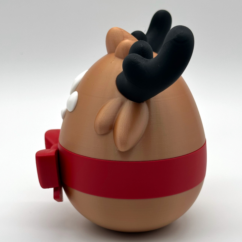 Іграшка в яйці Новорічне оленятко | Святковий подарунок | 3D фігурка | 3D-друк FDM Іграшка в яйці Новорічне оленятко | Святковий подарунок | 3D фігурка | 3D-друк FDM