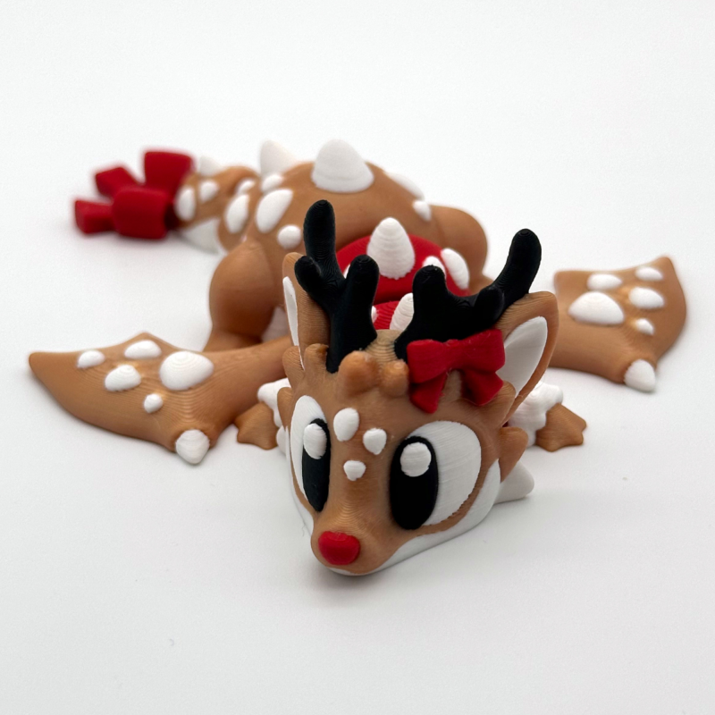 Іграшка в яйці Новорічне оленятко | Святковий подарунок | 3D фігурка | 3D-друк FDM Іграшка в яйці Новорічне оленятко | Святковий подарунок | 3D фігурка | 3D-друк FDM