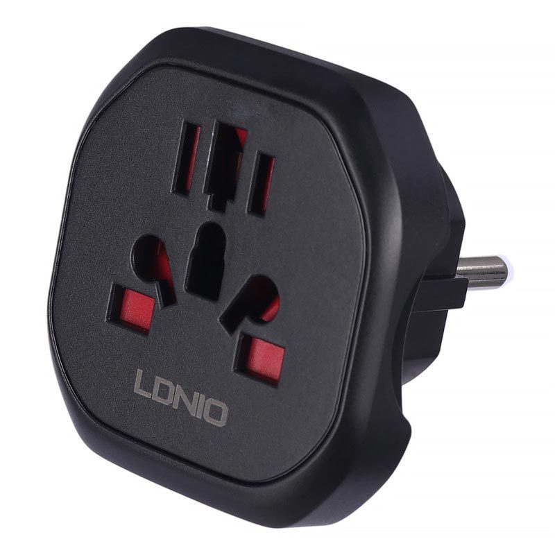 Network adapter LDNIO Z7 Universal conversion plug Black Network adapter LDNIO Z7 Universal conversion plug Black