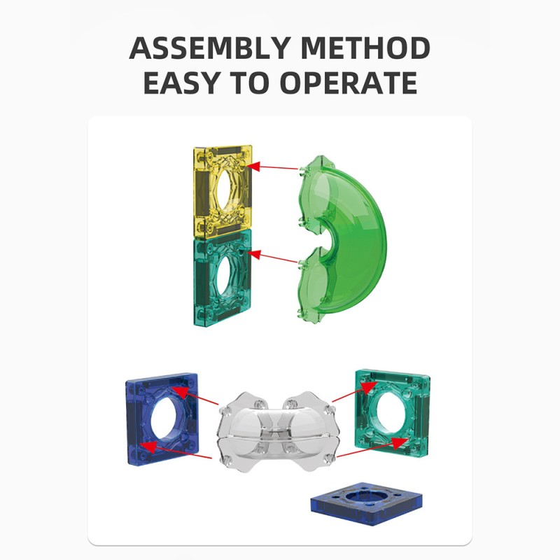 [Уценка] Магнитный конструктор 382 Toys Magic Magnetic Blocks DIY 349 деталей