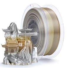 PLA Filament (plastic) for 3D printer Ziro Gradient Silk PLA Champagne sheen 1kg, 1.75mm