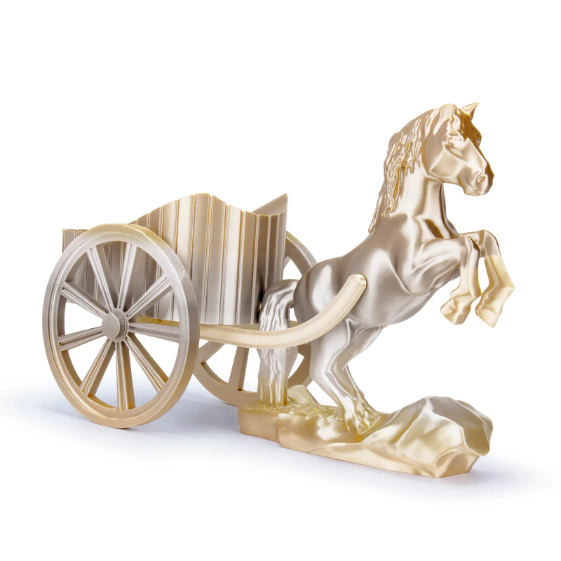 PLA Filament (пластик) для 3D принтера Ziro Gradient Silk PLA Champagne sheen 1кг, 1.75мм PLA Filament (пластик) для 3D принтера Ziro Gradient Silk PLA Champagne sheen 1кг, 1.75мм