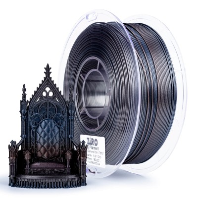 PLA Filament (пластик) для 3D принтера Ziro Diamond Silk PLA Iron Sparkle 1кг, 1.75мм PLA Filament (пластик) для 3D принтера Ziro Diamond Silk PLA Iron Sparkle 1кг, 1.75мм