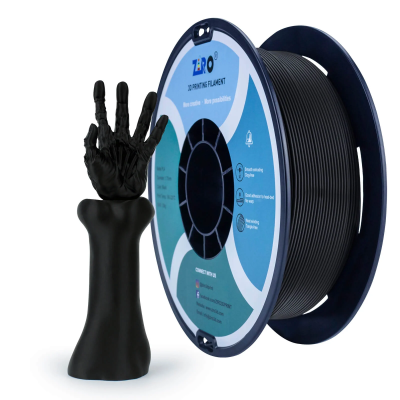 PLA Filament (пластик) для 3D принтера Ziro Matte Black 1кг, 1.75мм PLA Filament (пластик) для 3D принтера Ziro Matte Black 1кг, 1.75мм