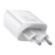 Baseus Compact Quick Charger 2xUSB-A+Type-C 30W EU White