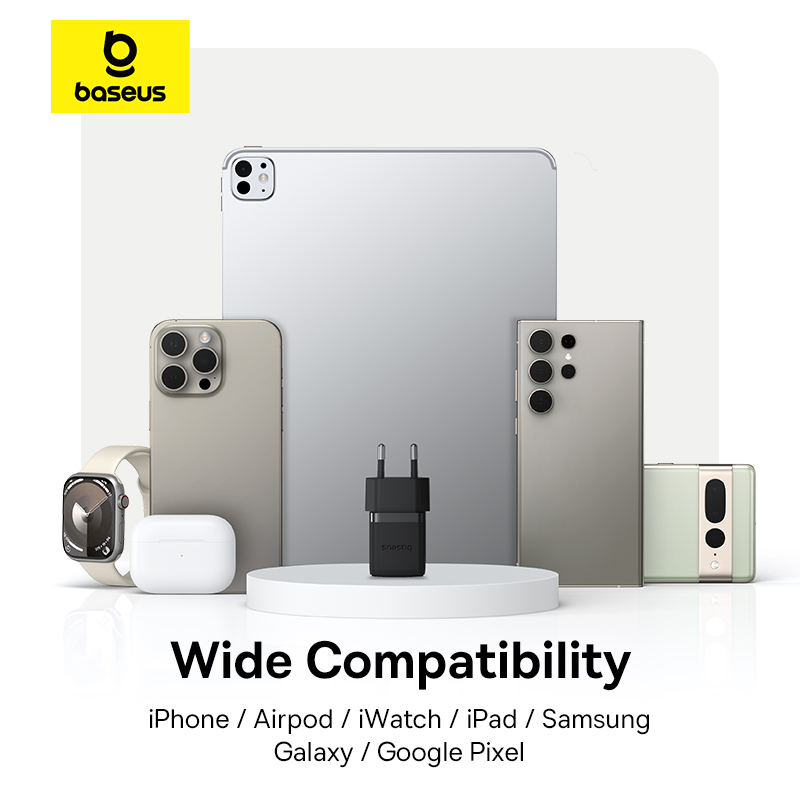 Мережевий зарядний пристрій Baseus Palm Fast Charger 20W USB-C Black