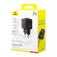 Мережевий зарядний пристрій Baseus Palm Fast Charger 20W USB-C Black