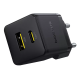 Сетевое зарядное устройство для Baseus Palm Fast Charger USB-C + USB-A 20W EU Cluster Black