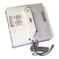 ABIR WD9 Robot Vacuum Cleaner for Window Cleaning with Remote Control White