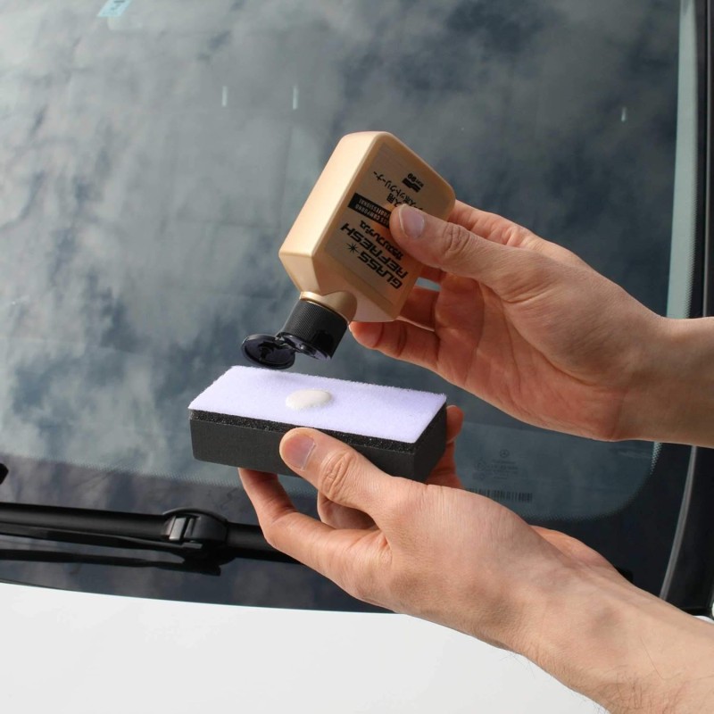 Абразивный очиститель для стекла SOFT99 Glass Refresh 05066 Extra Strength Glass Compound 80 мл с аппликатором Абразивный очиститель для стекла SOFT99 Glass Refresh 05066 Extra Strength Glass Compound 80 мл с аппликатором