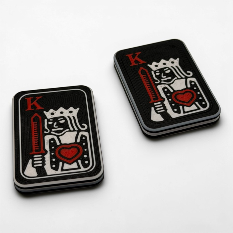 Магнітний фіджет-антистрес Red King (6 магнітів) — Тактильна іграшка 46х32 мм