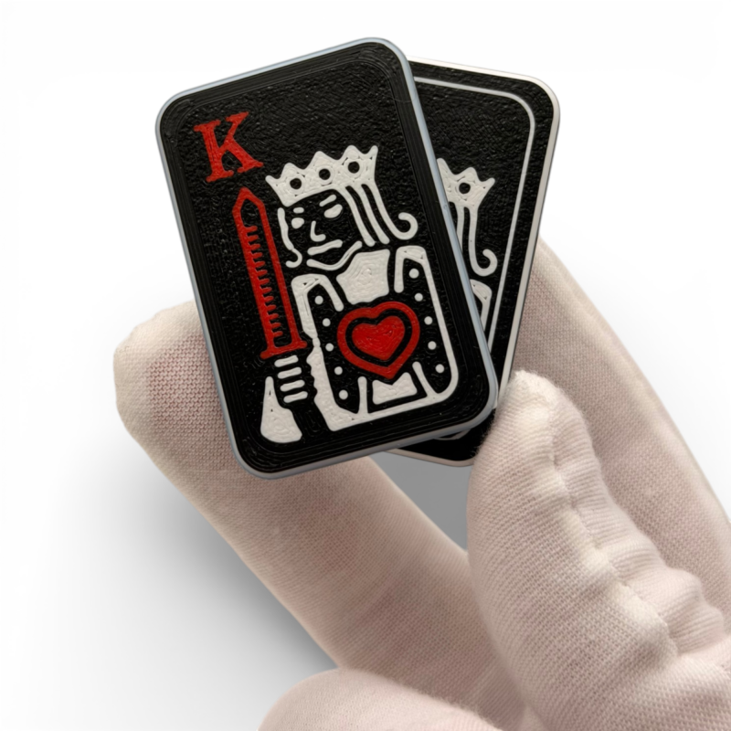 Магнітний фіджет-антистрес Red King (6 магнітів) — Тактильна іграшка 46х32 мм