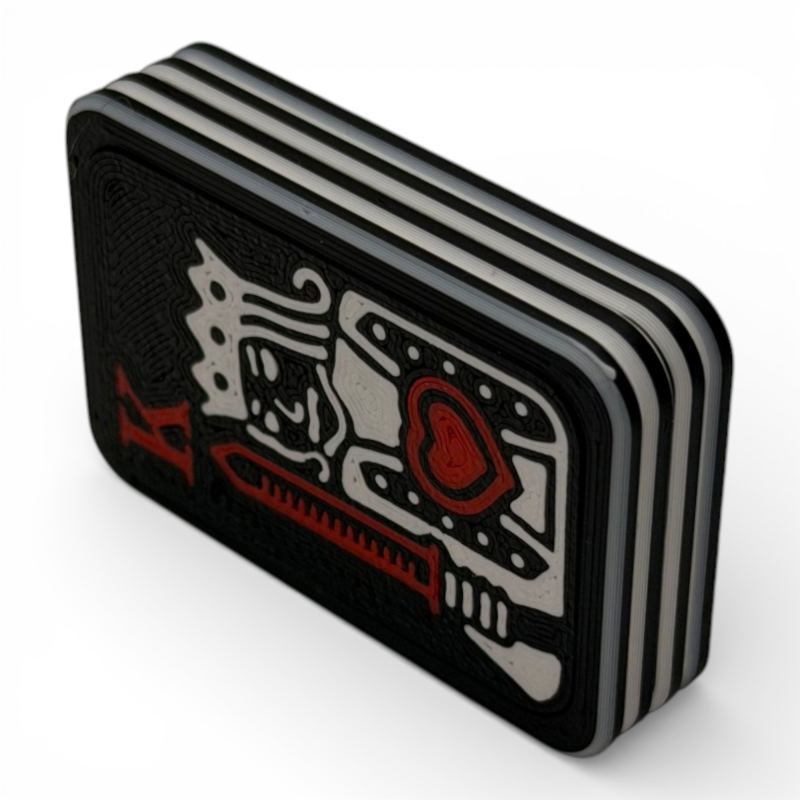 Магнітний фіджет-антистрес Red King (6 магнітів) — Тактильна іграшка 46х32 мм