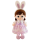 Soft doll with ears 45 cm Purple