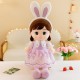 Soft doll with ears 45 cm Purple