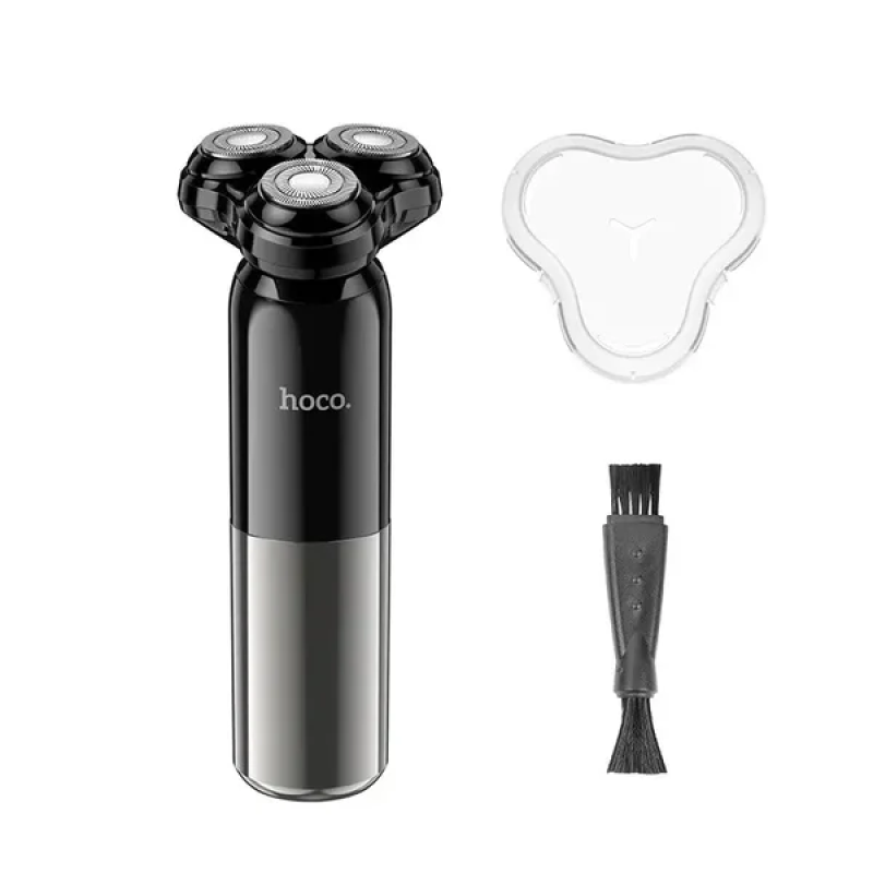 Electric Shaver HOCO HP35 600mAh with Three Blades and IPX7 Protection Black