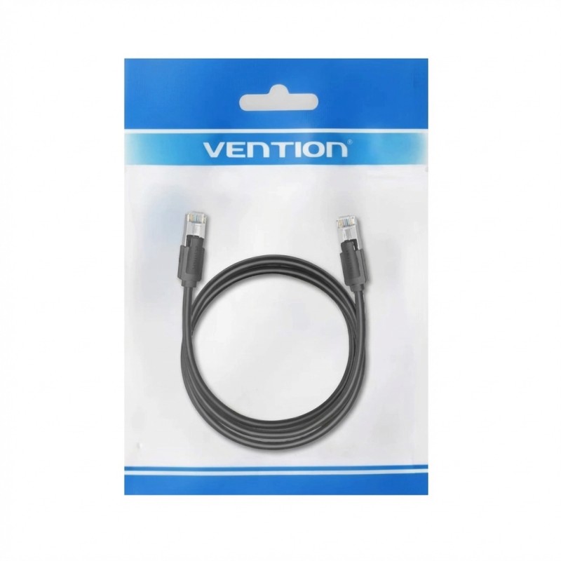 Кабель Vention Cat.8 SFTP 15M Black (IKABN) - Ігровий патч-кабель Ethernet 40 Gbit/s
