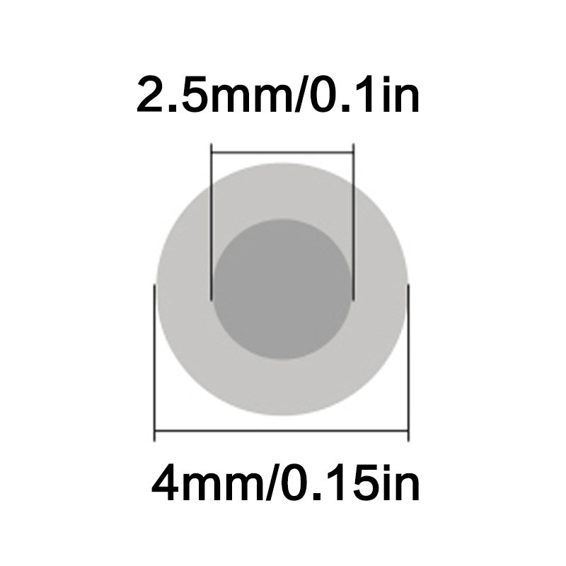 Трубка PTFE 4мм/2.5мм для 3D принтера Bambu Lab AMS 100м Сіра